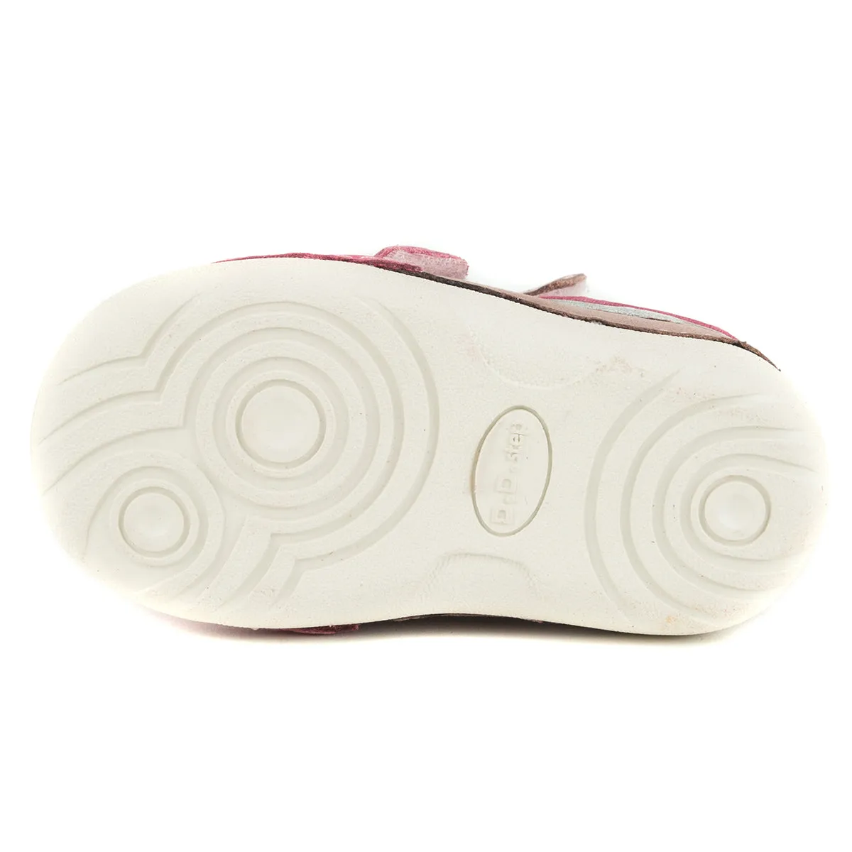 D.D. Step toddler girl shoes beige and pink with heart size US 4-8