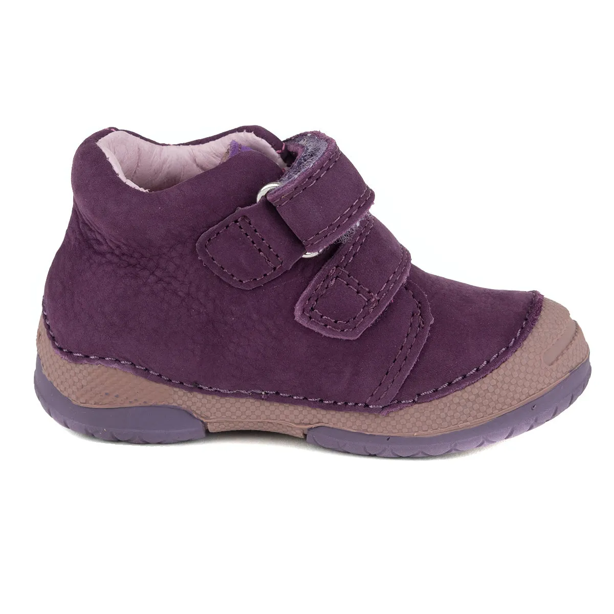 D.D. Step toddler girl shoes mauve with flower size US 4-8