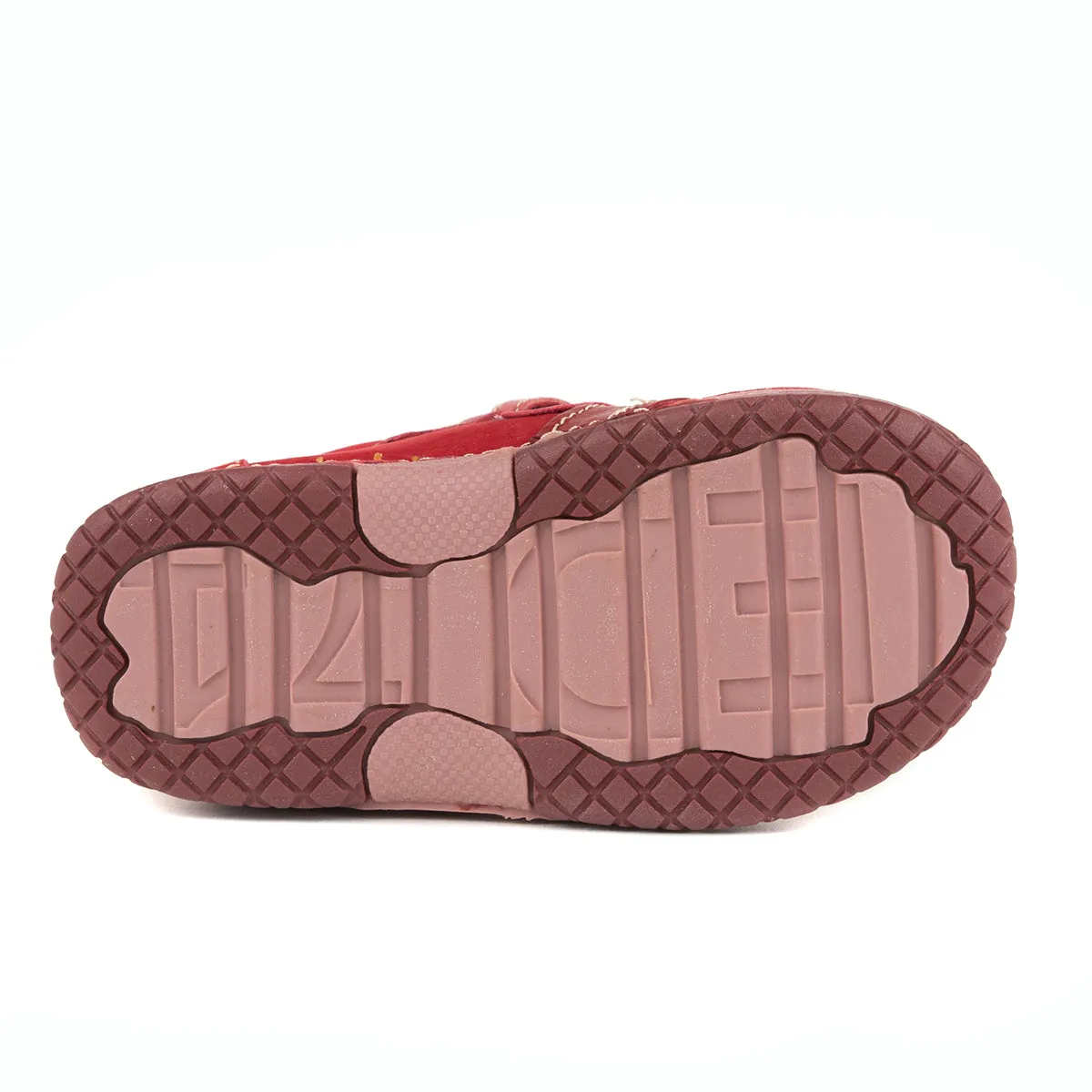 D.D. Step toddler girl shoes red with silver heart size US 4-8