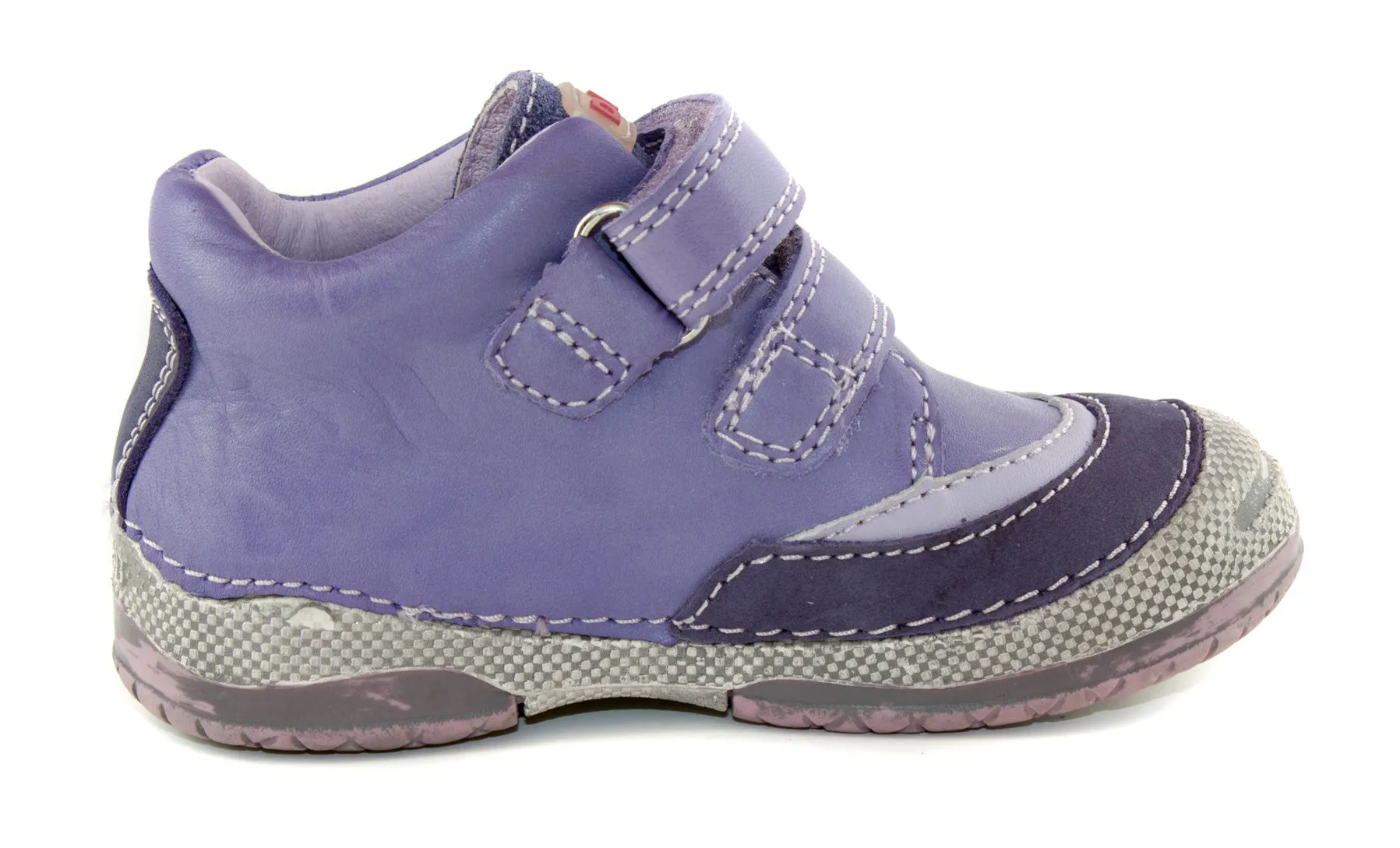 D.D. Step toddler girl shoes violet with flower size US 4-8
