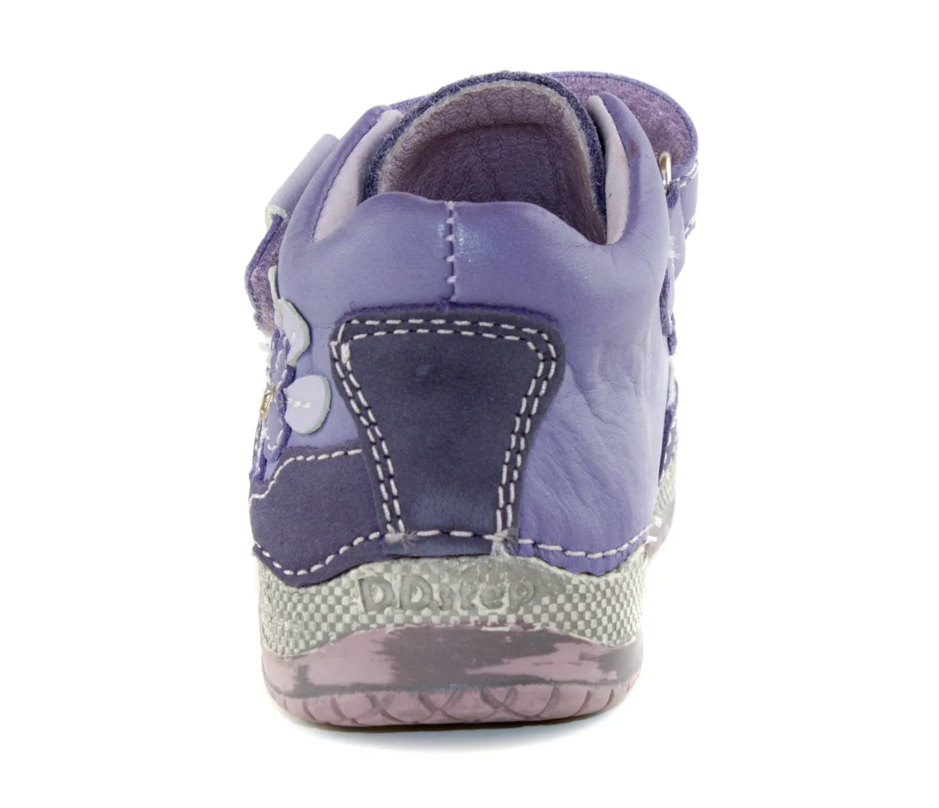 D.D. Step toddler girl shoes violet with flower size US 4-8