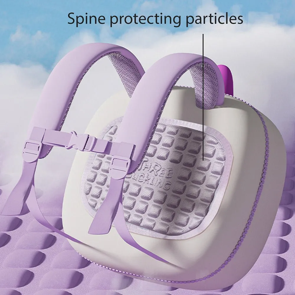 Dewy the Smiley Monster, 3d Lightweight Ergo Backpack for Toddlers and Kids 