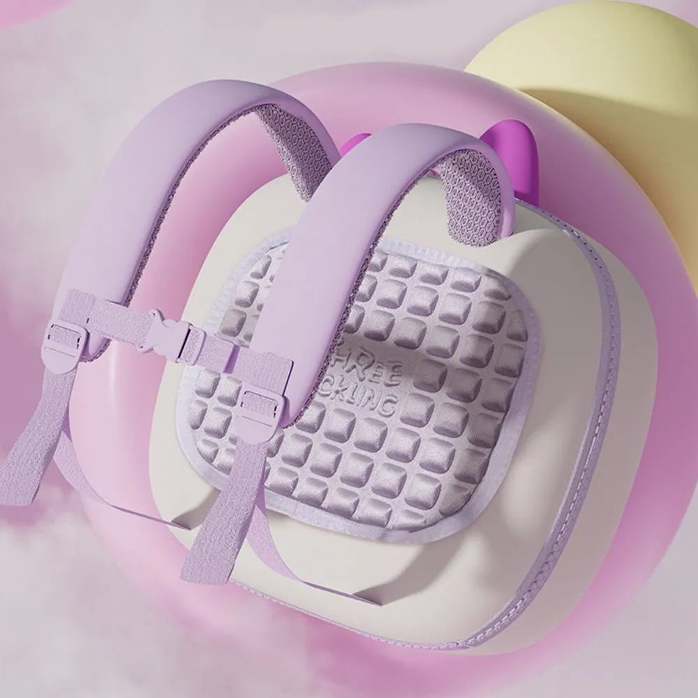 Dewy the Smiley Monster, 3d Lightweight Ergo Backpack for Toddlers and Kids 