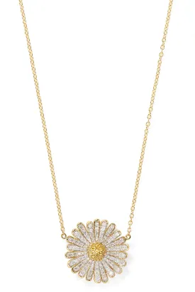Diamond Daisy Necklace