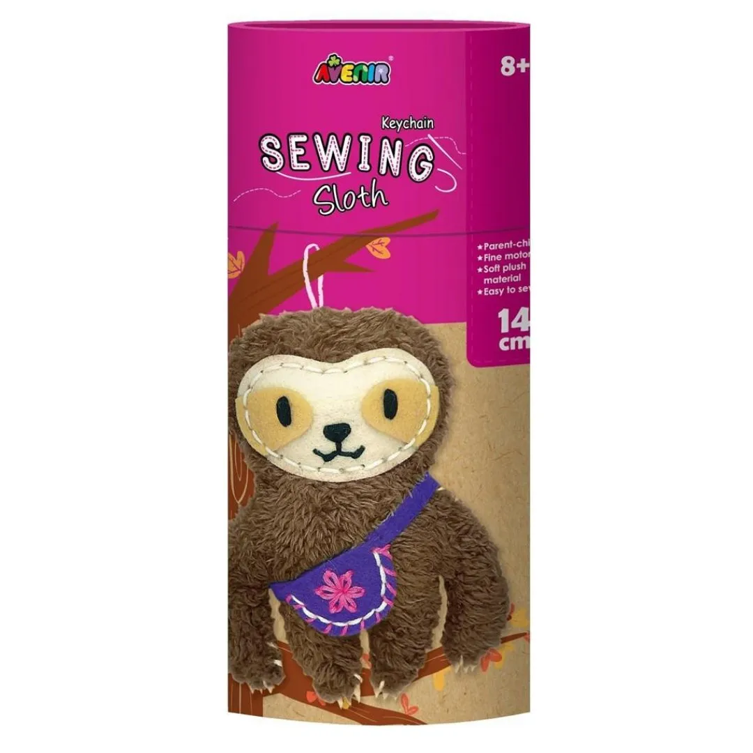 DIY Sewing Keychain - Sloth