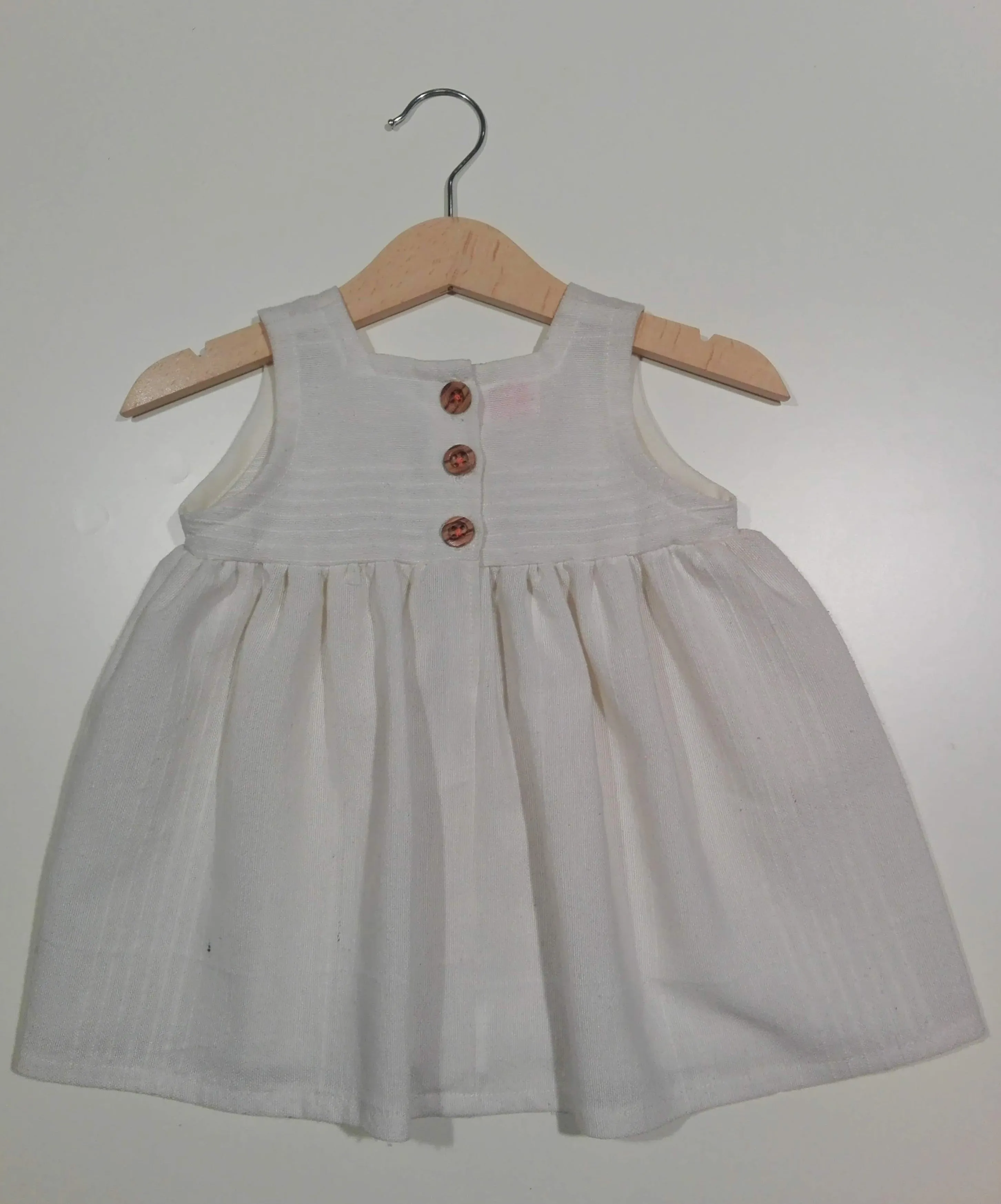 Dress without sleeve in cotton