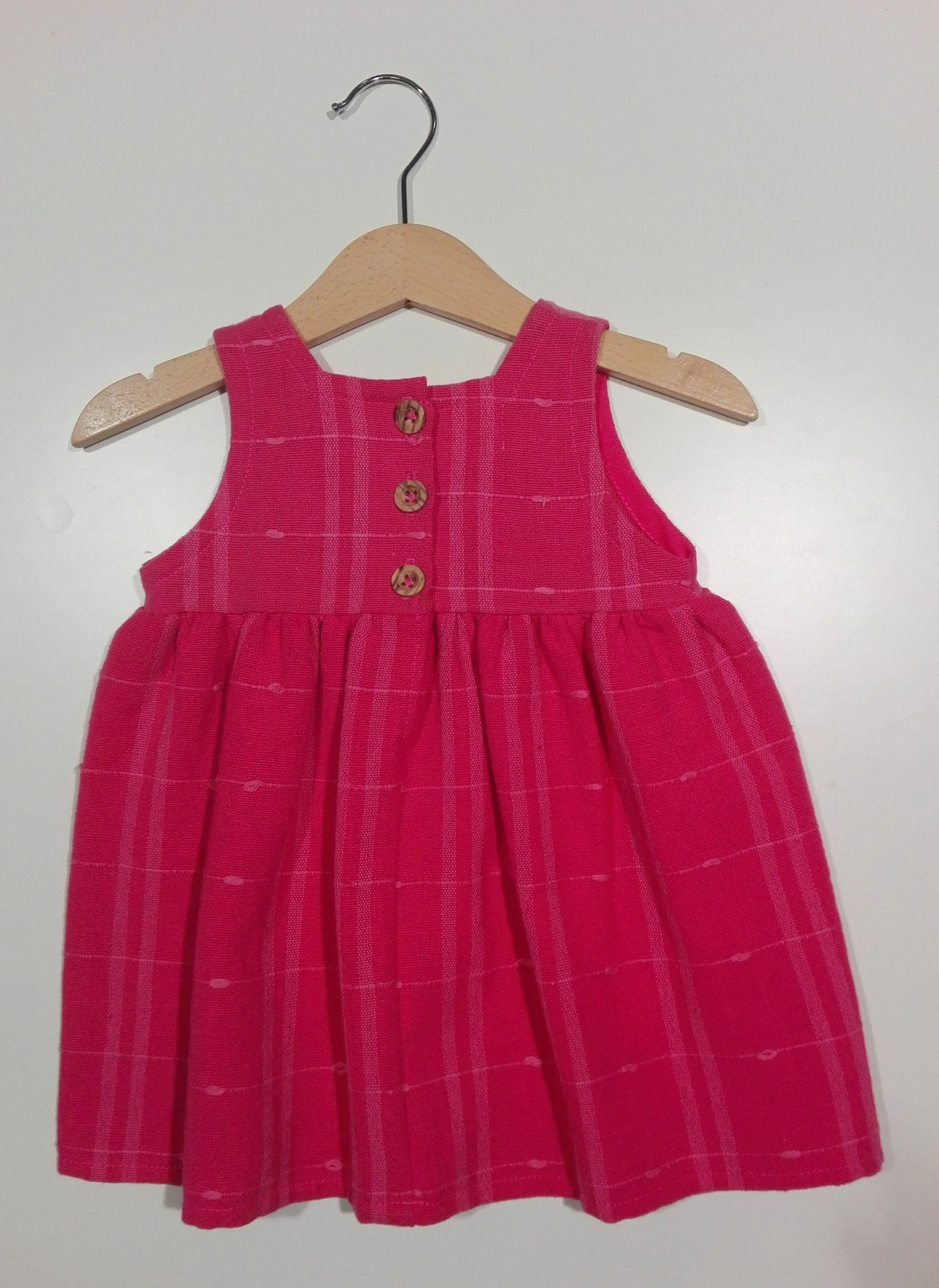 Dress without sleeve in cotton