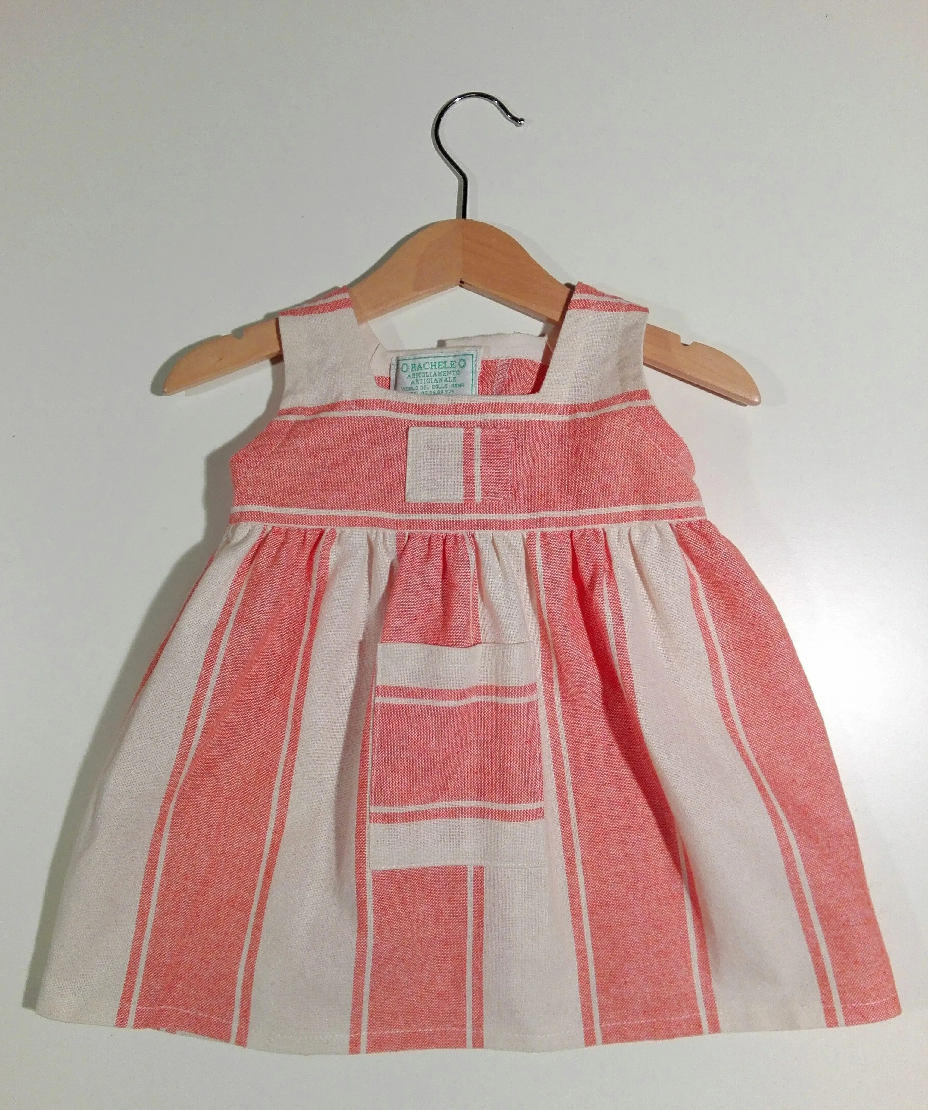 Dress without sleeve in soft cotton