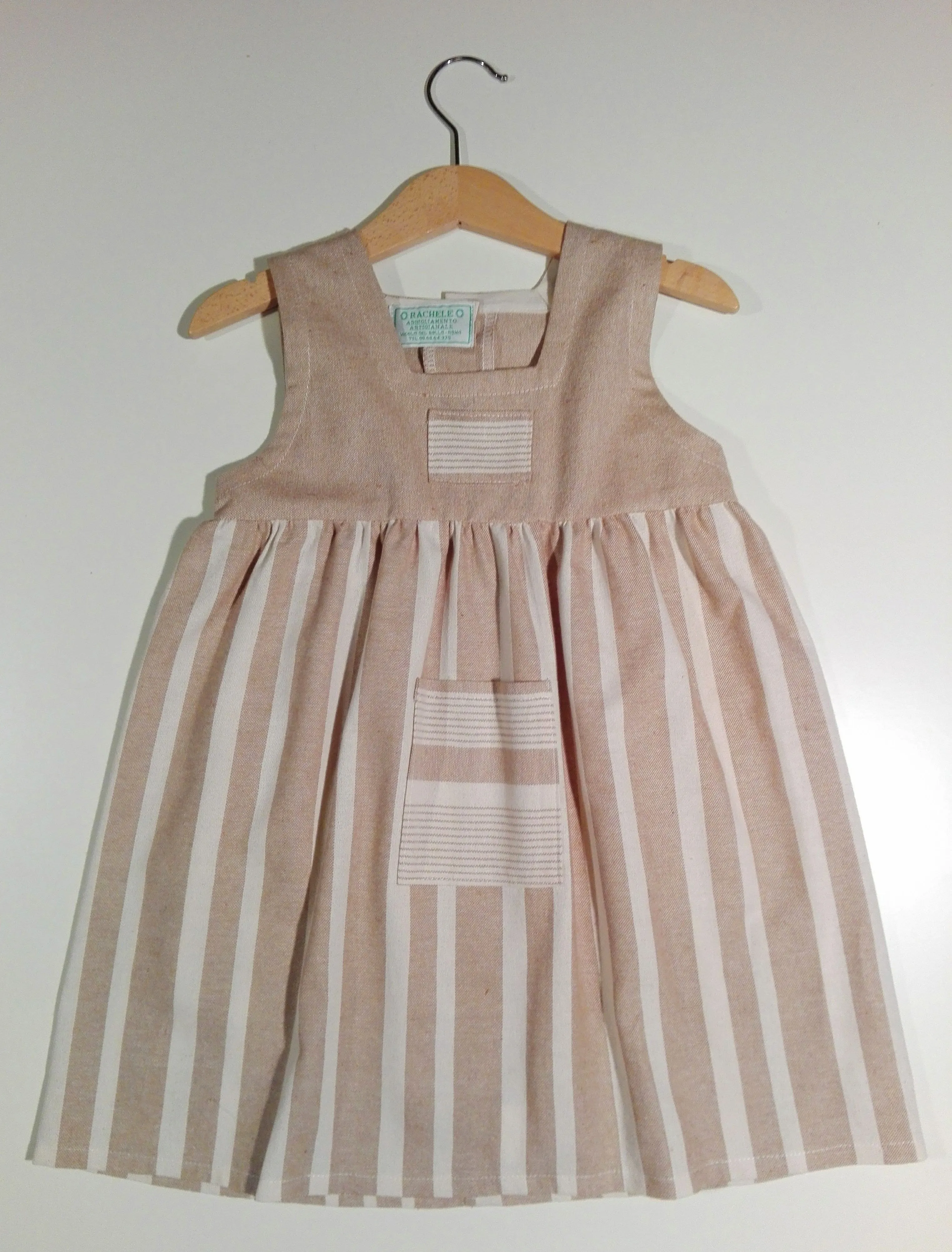 Dress without sleeve in soft cotton