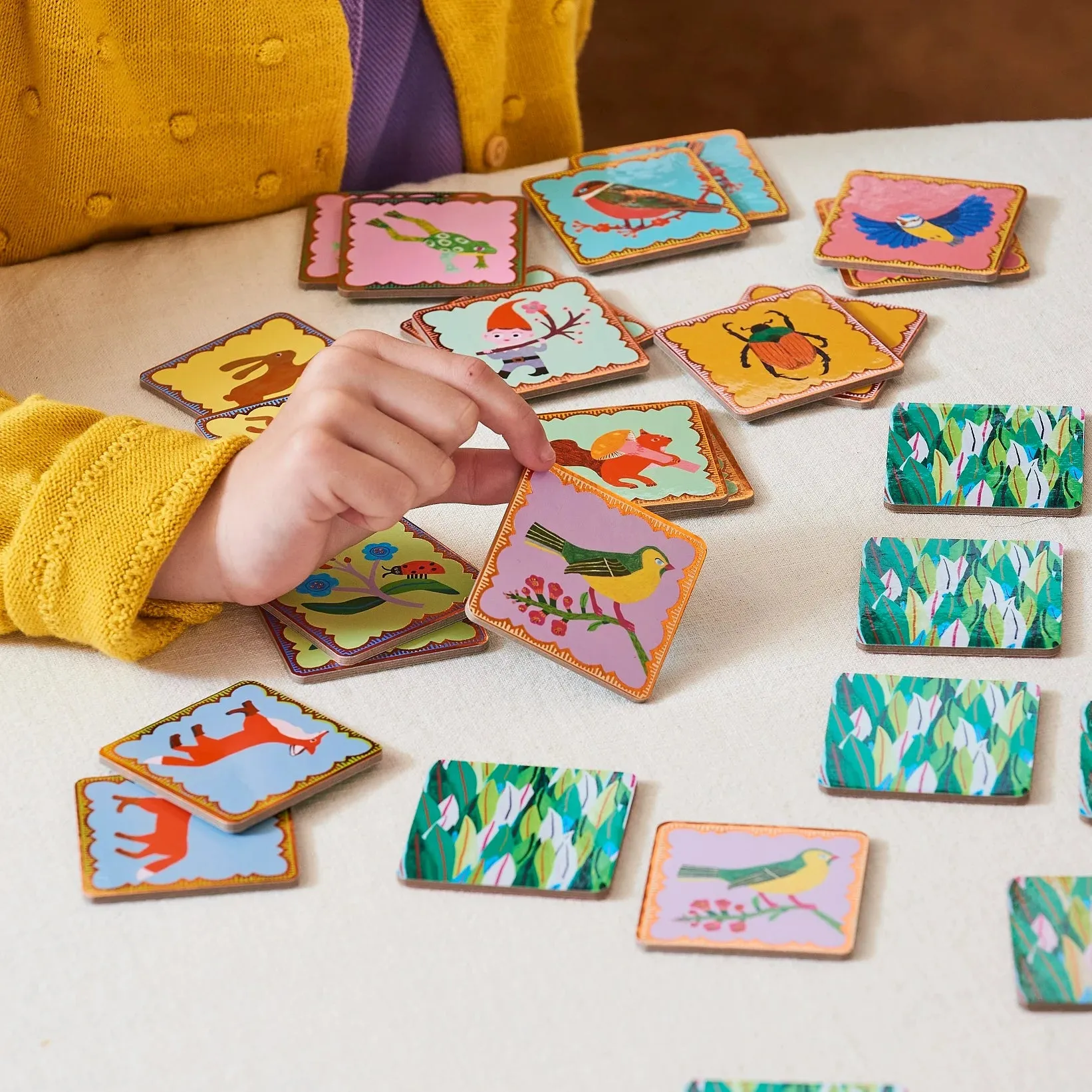 Eeboo | Shiny Woodland Memory & Matching Game