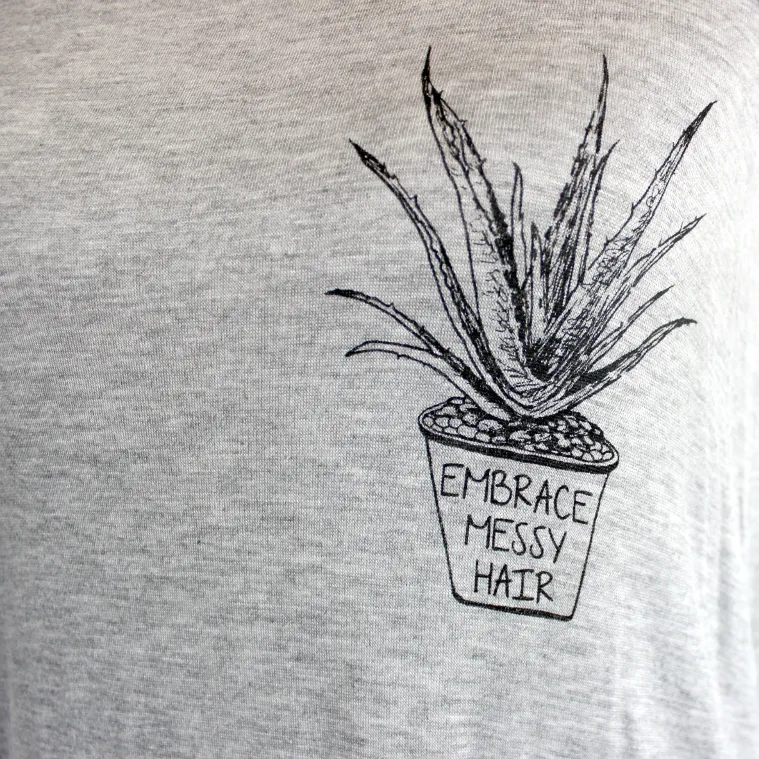 Embrace Messy Hair Tank