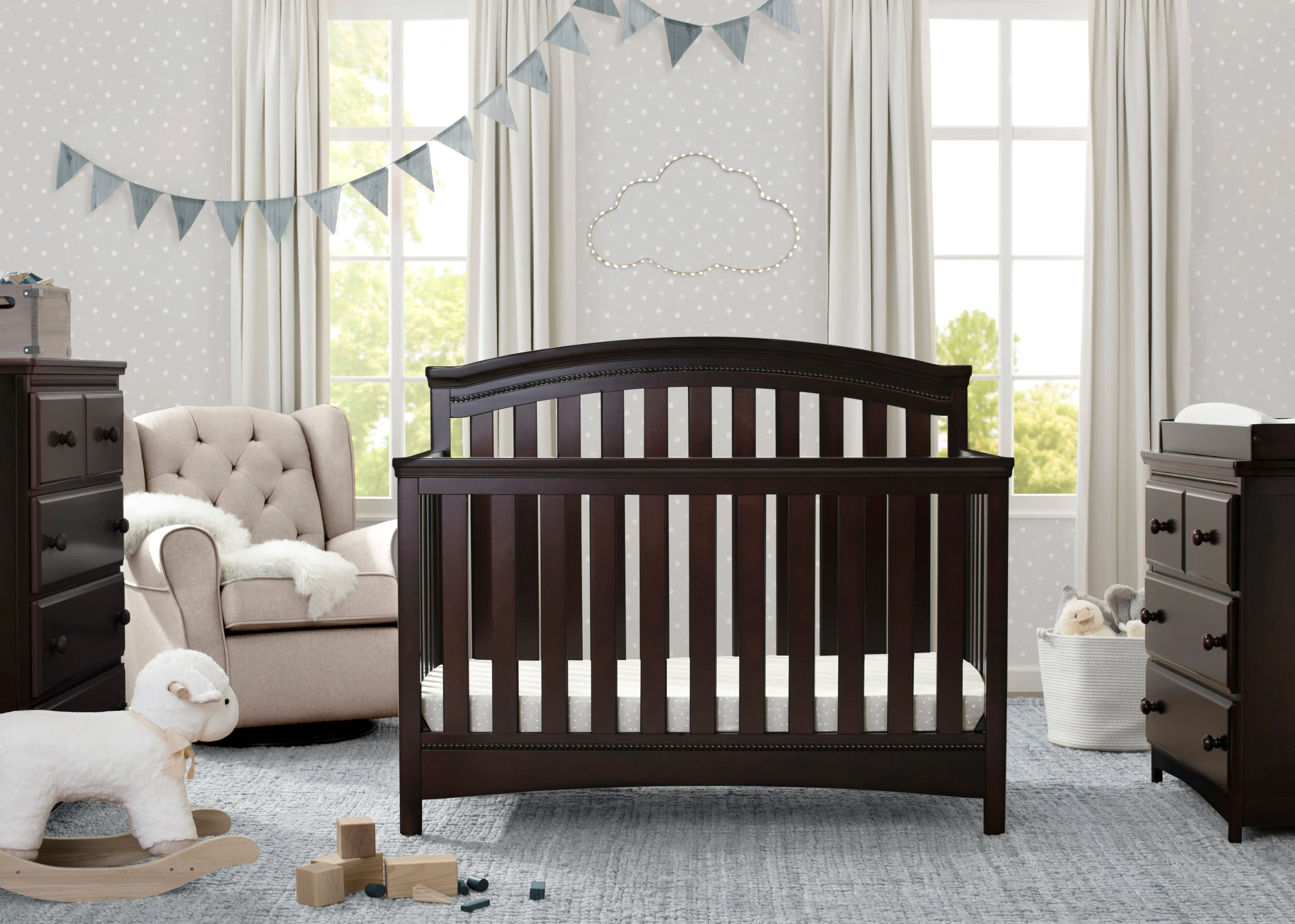 Emerson 4-in-1 Convertible Baby Crib