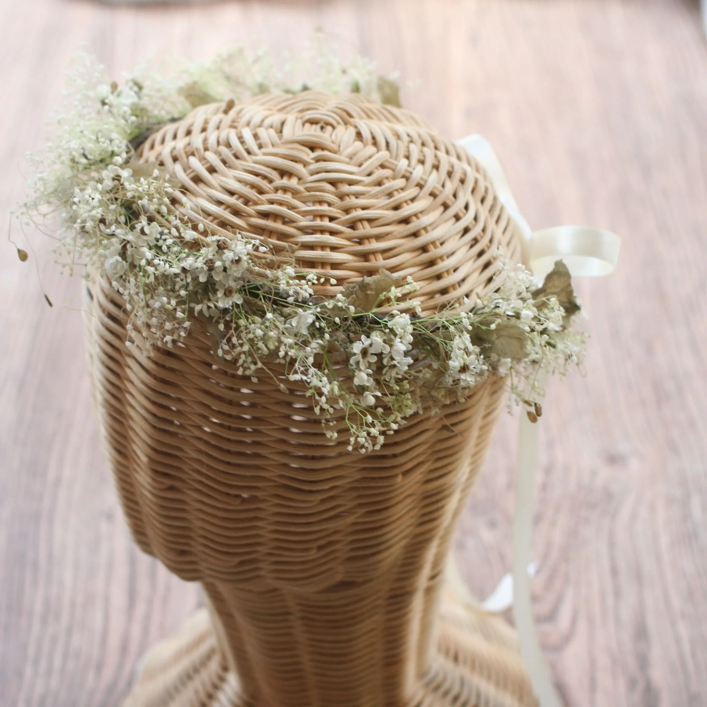 Everlasting Mountain Daisy Flower Crown FOREST FAIRY