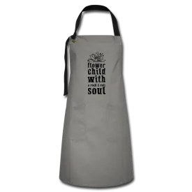 Flower Child - Rock n Roll Soul- Artisan Apron