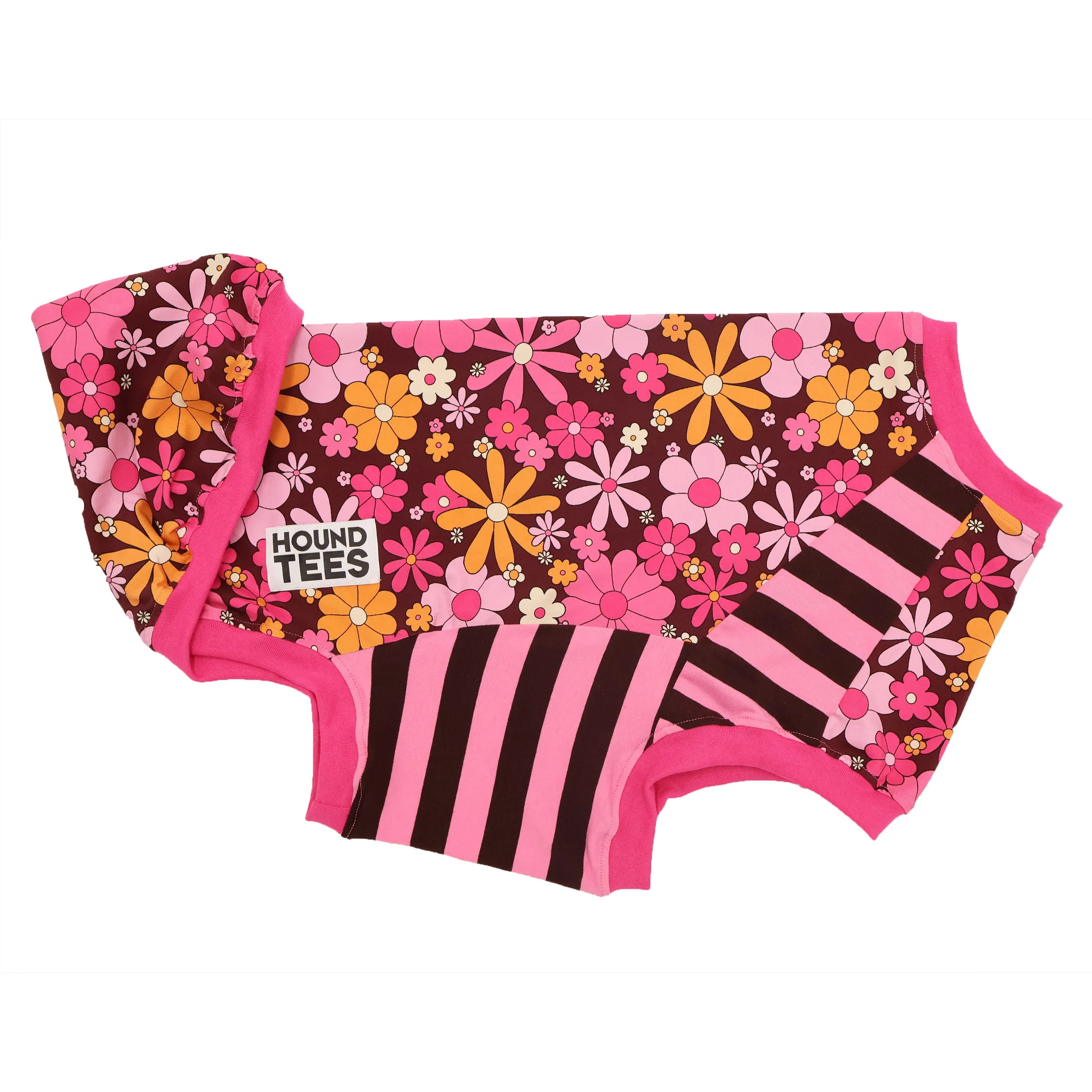 Flower Power Greyhound Sleeveless Hound-Tee