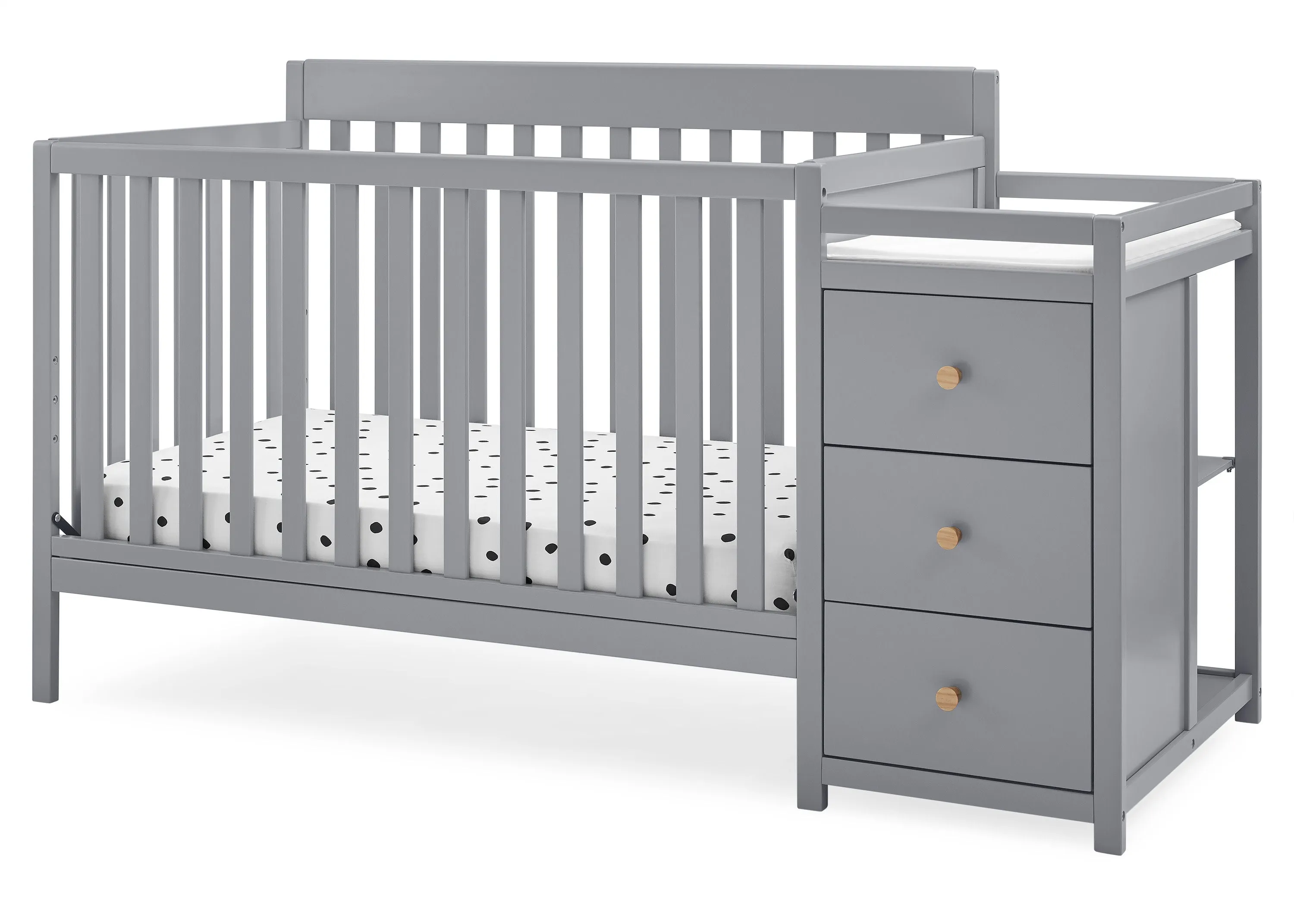 Flynn 5-in-1 Convertible Crib and Changer