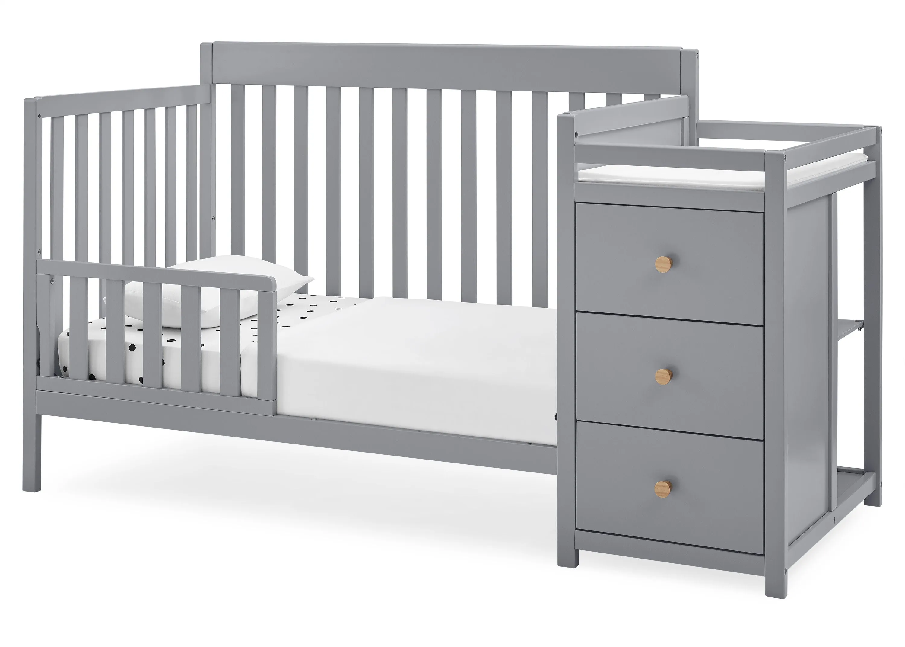 Flynn 5-in-1 Convertible Crib and Changer