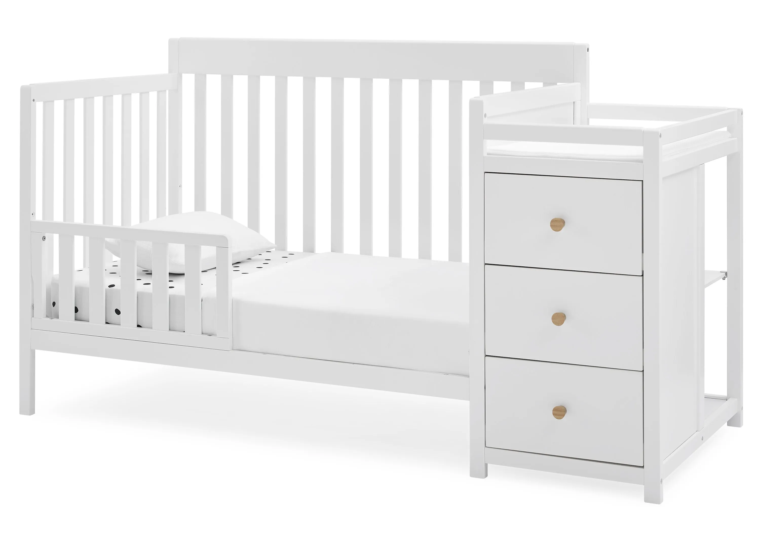 Flynn 5-in-1 Convertible Crib and Changer