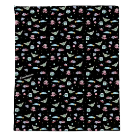Frenchie Blanket | Frenchiestore | The Child on Black