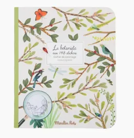 garden coloring sticker book