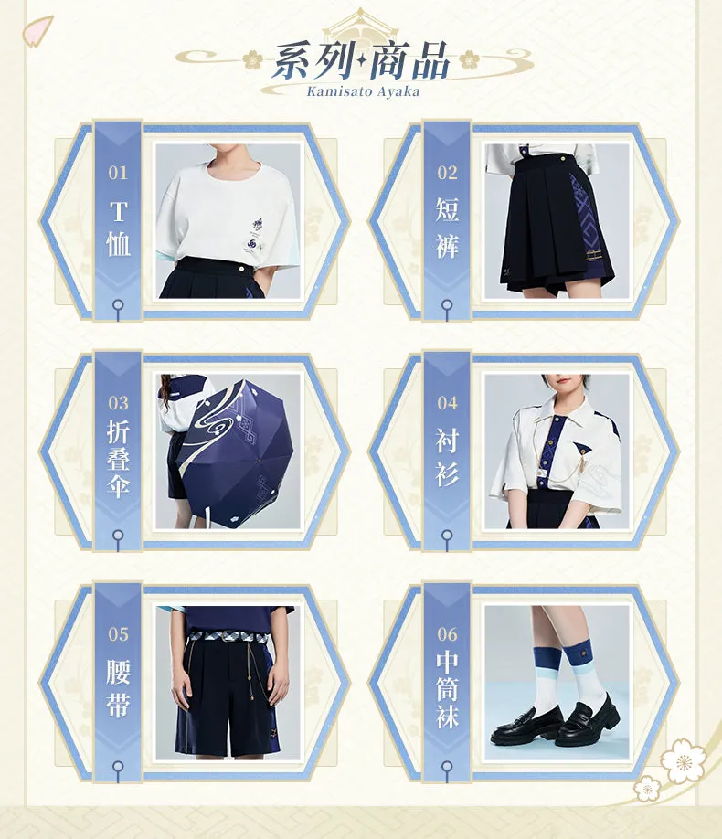 Genshin Impact - Kamisato Ayaka Impression Short Sleeve Shirt miHoYo