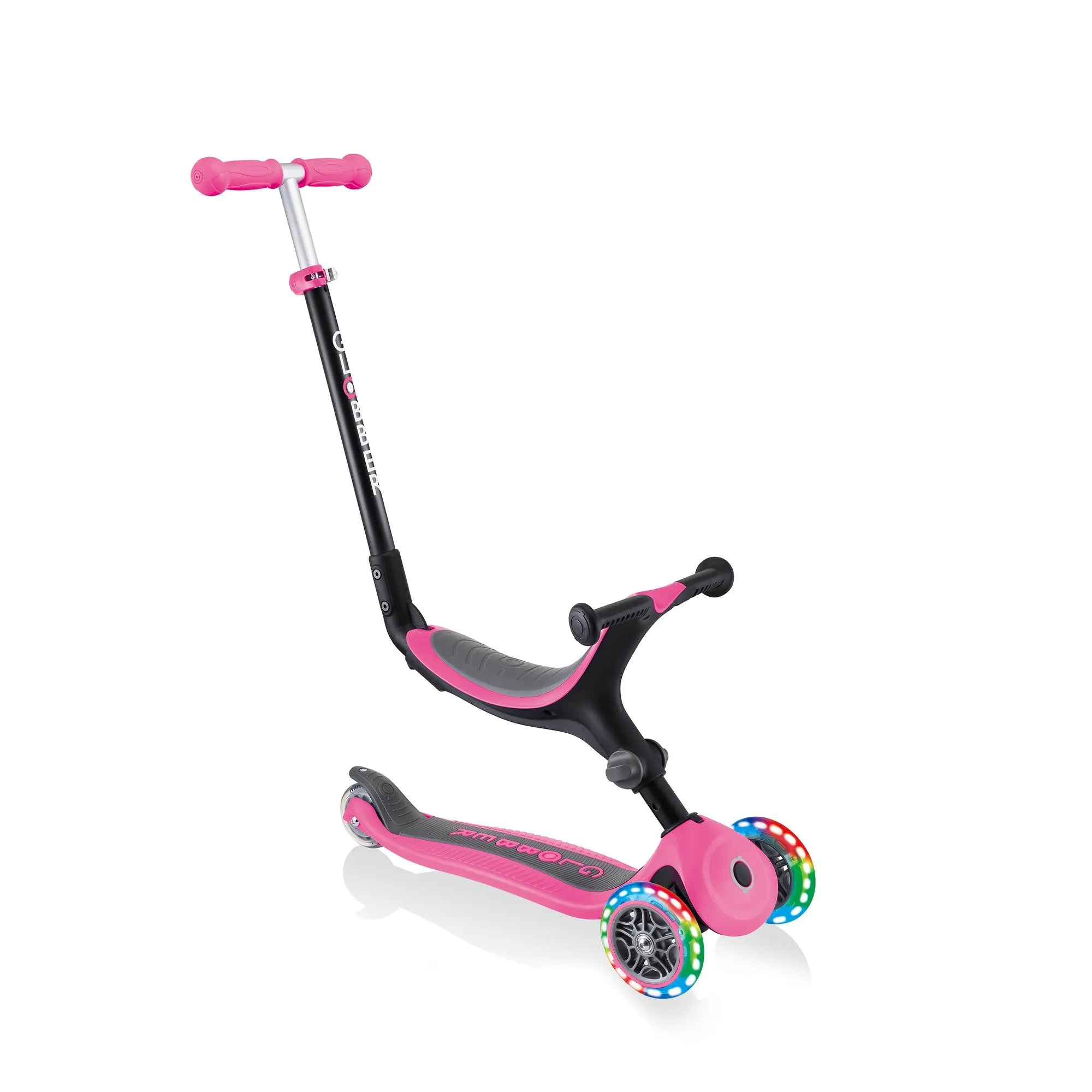 Globber Go Up Foldable Lights Scooter