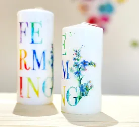 Happy growth, candle set