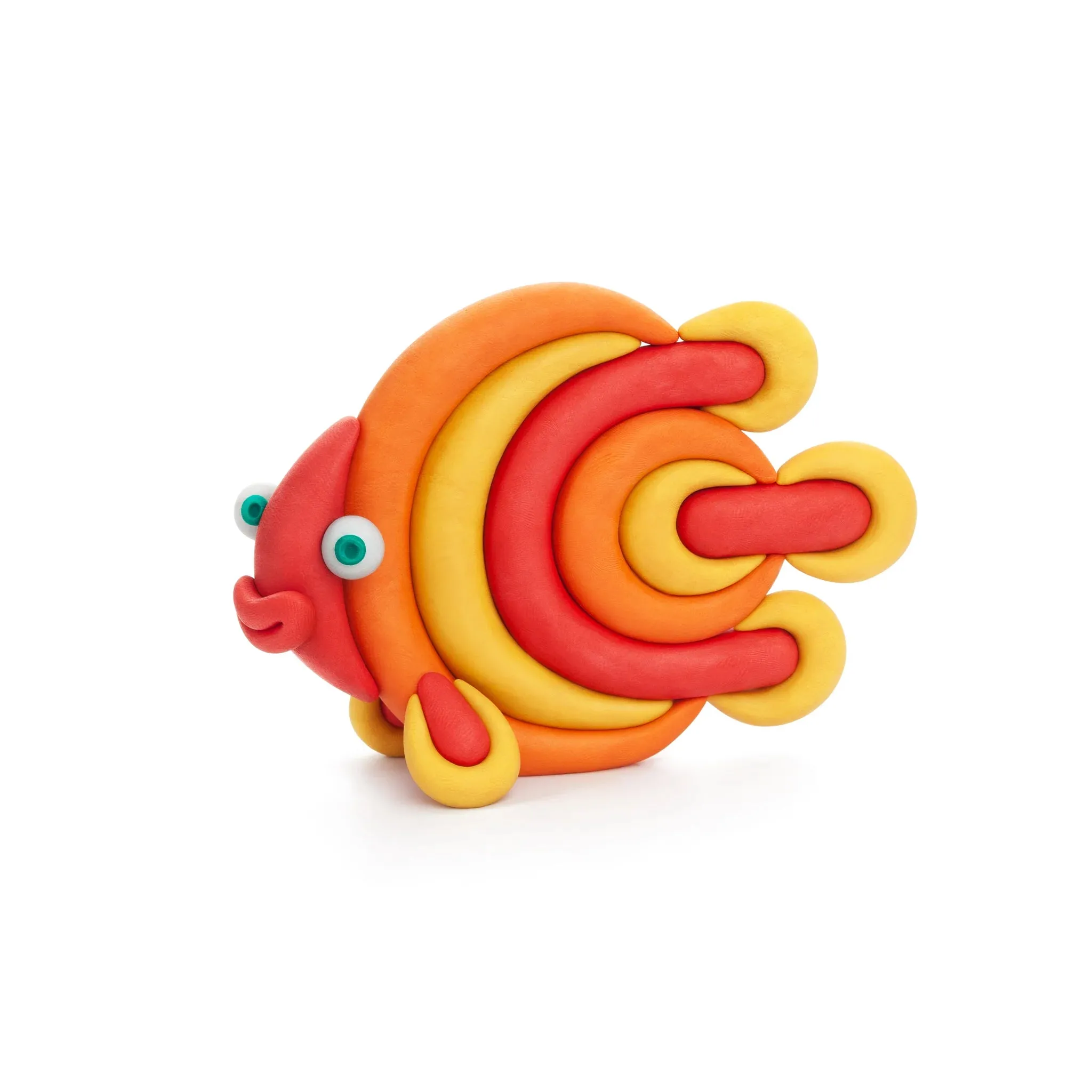 Hey Clay Ocean - Clownfish, Discus Fish, Eel