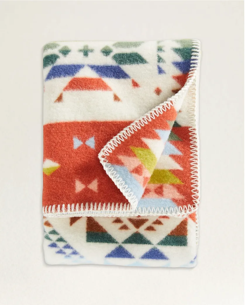 Jacquard Crib Blanket<br>Wild Blooms