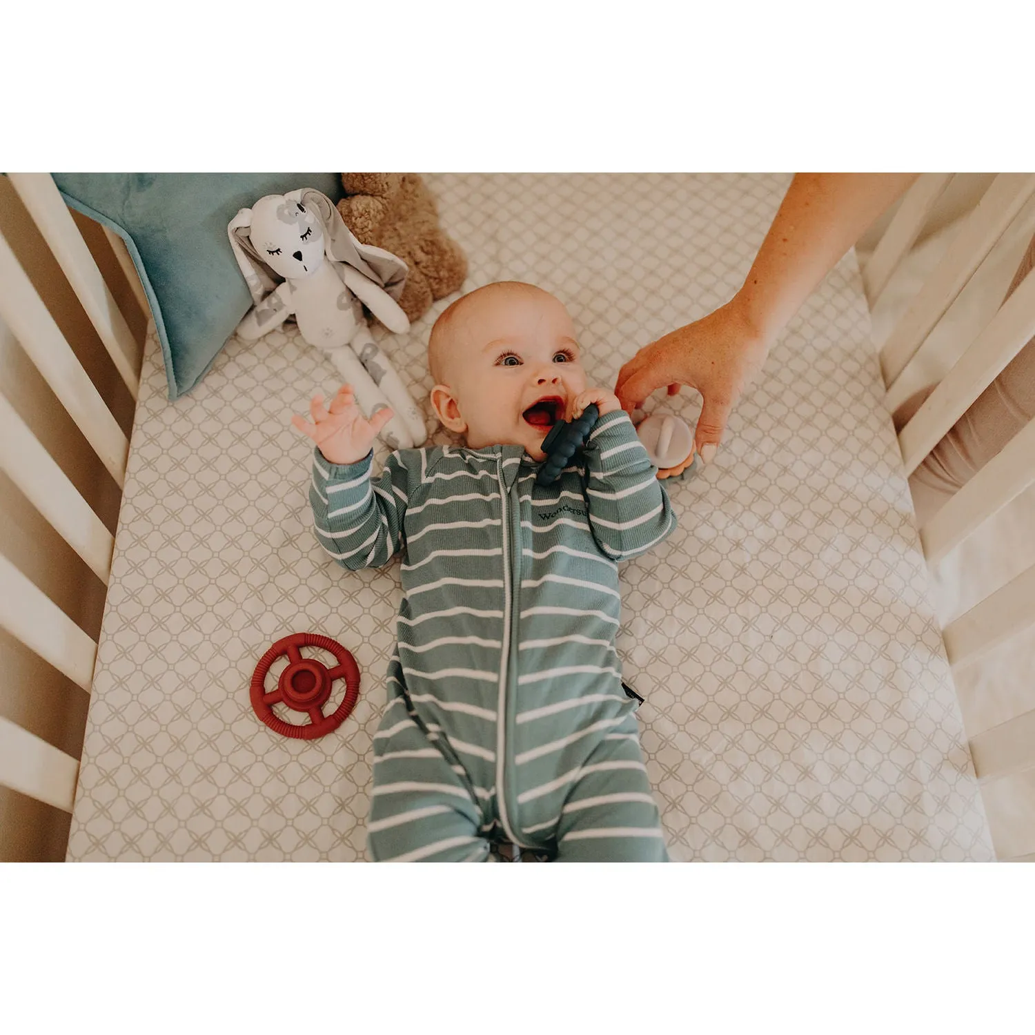 Jellystone Designs Rainbow Stacker Teether & Toy - Earth