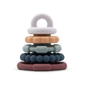 Jellystone Designs Rainbow Stacker Teether & Toy - Earth