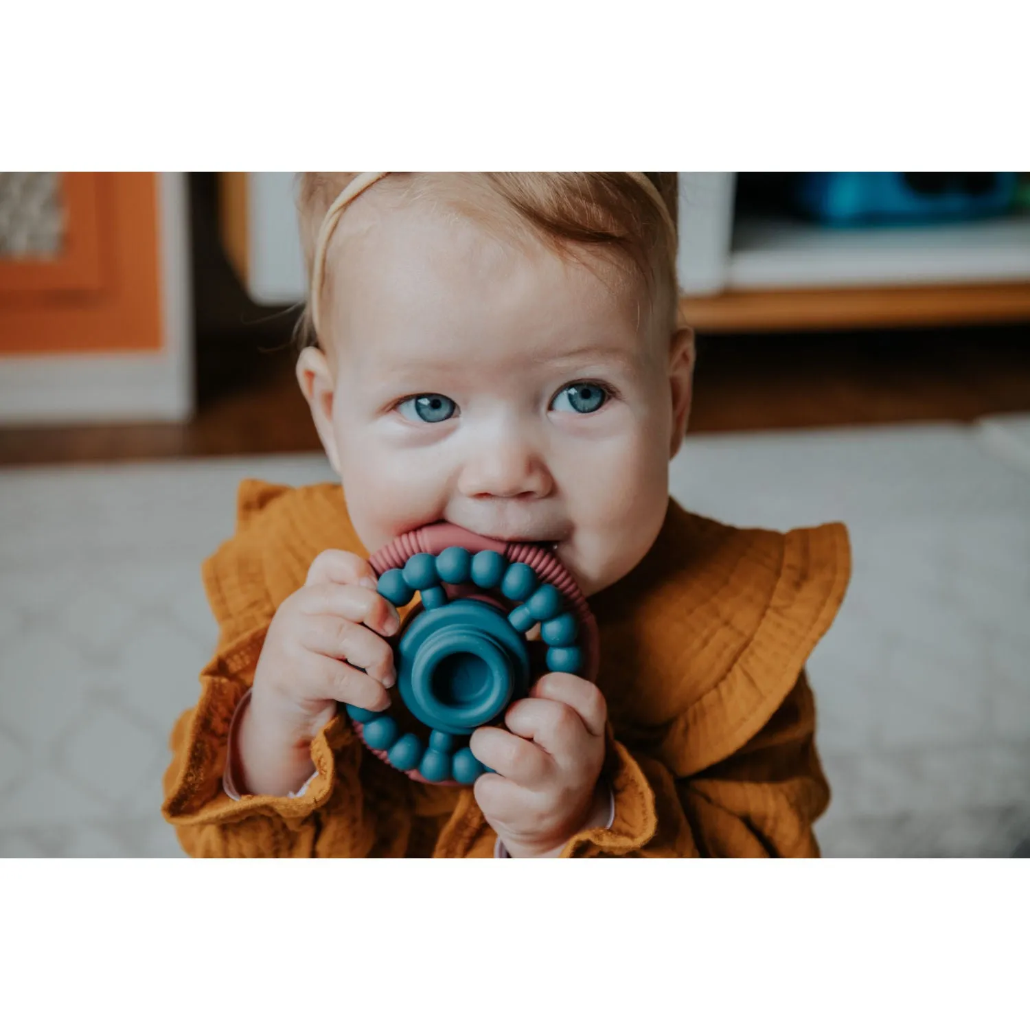 Jellystone Designs Rainbow Stacker Teether & Toy - Earth