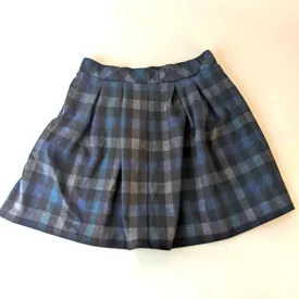 Joe B Plaid Skater Skirt / Medium