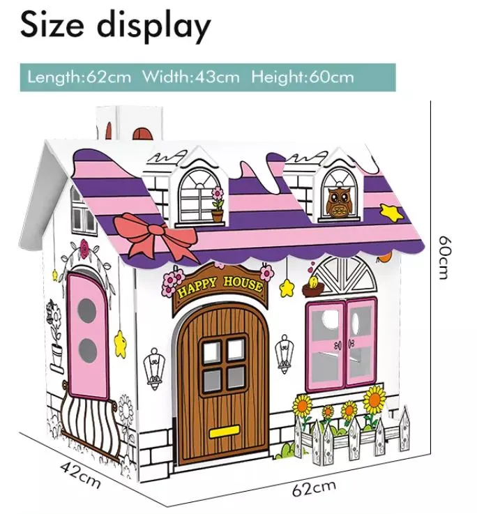 Kids DIY Cardboard House