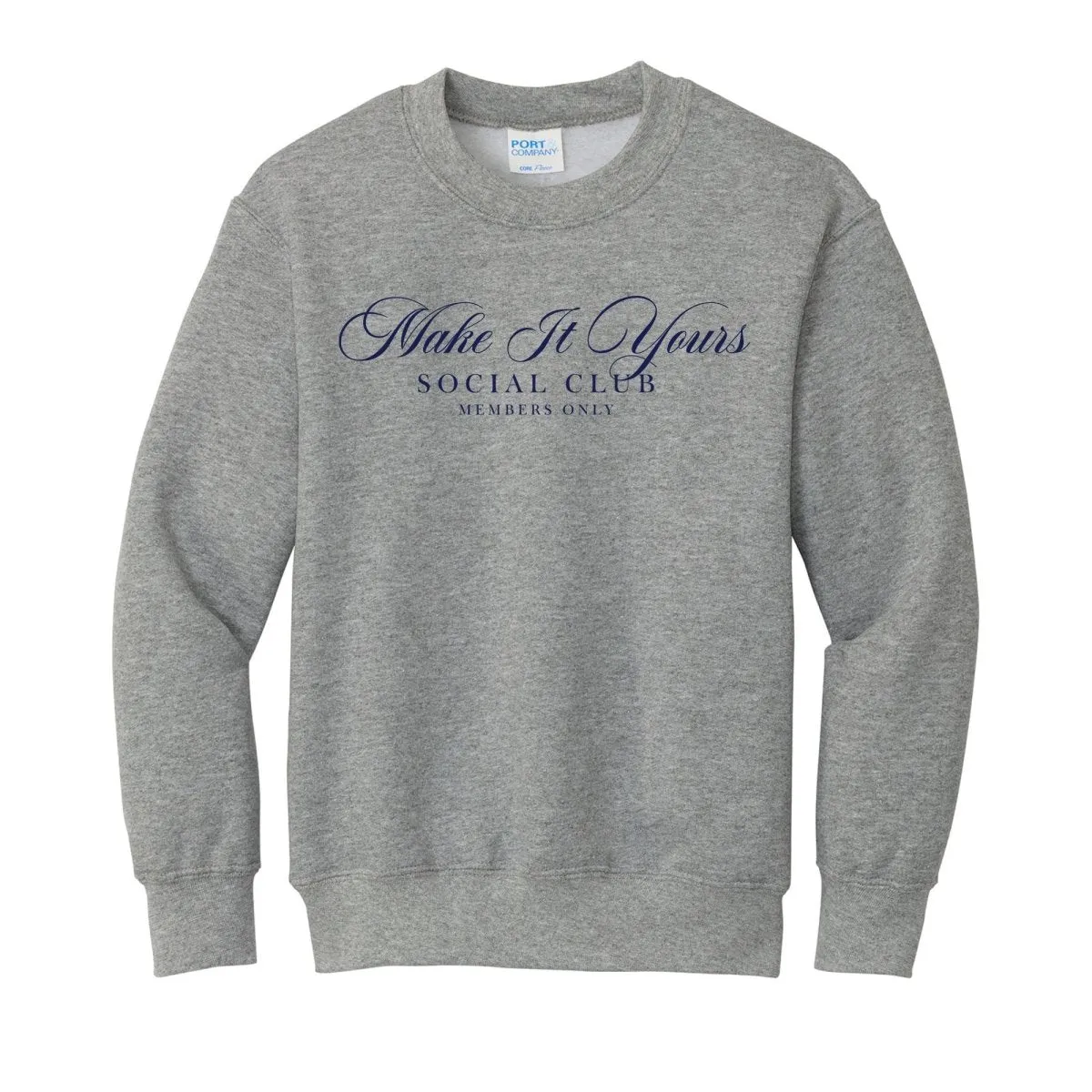 Kids Make It Yours™ 'Social Club' Crewneck Sweatshirt