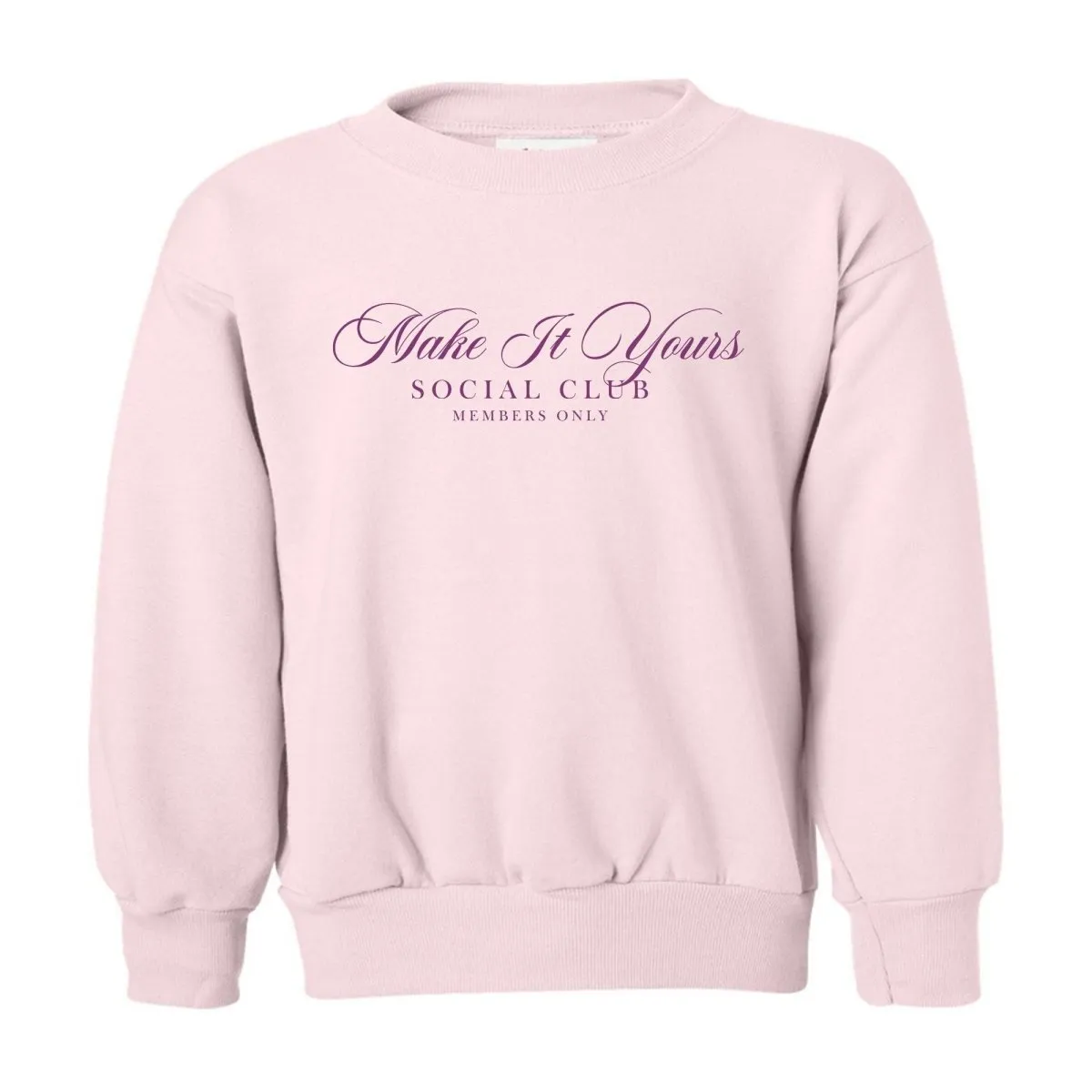 Kids Make It Yours™ 'Social Club' Crewneck Sweatshirt