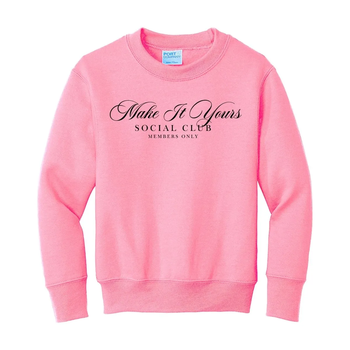 Kids Make It Yours™ 'Social Club' Crewneck Sweatshirt