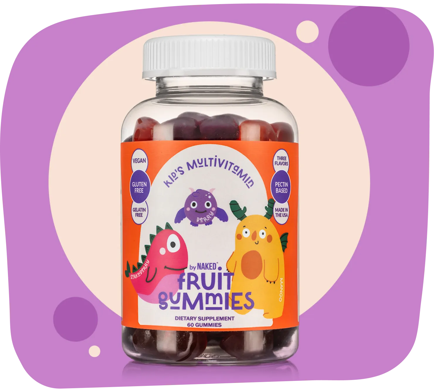Kids Multivitamin Gummies | 60 Fruit Gummies