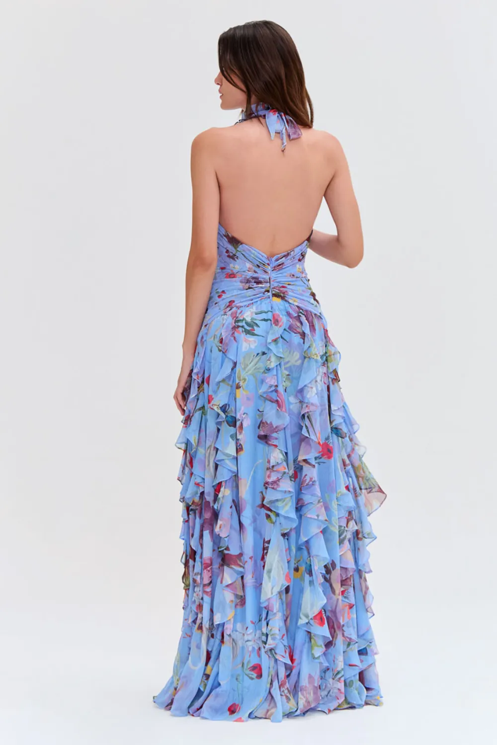 LILY FLOWER FLUTTER GOWN