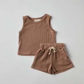 Madden Tank Set in Brown