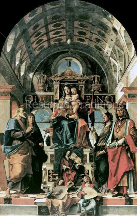Madonna & Child with Saints & Musicians – Montagna
