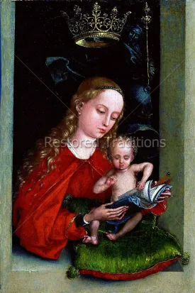 Madonna and Child in a Window – Schongauer