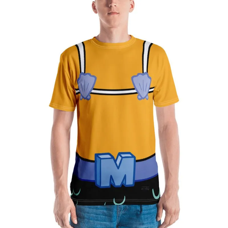 Mermaid Man Big Face Short Sleeve T-Shirt