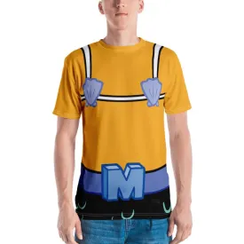 Mermaid Man Big Face Short Sleeve T-Shirt