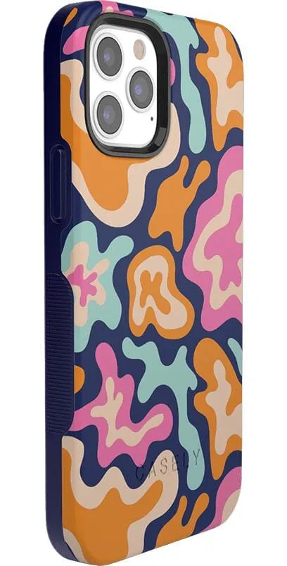 Midnight Color Splash | Abstract Retro Case