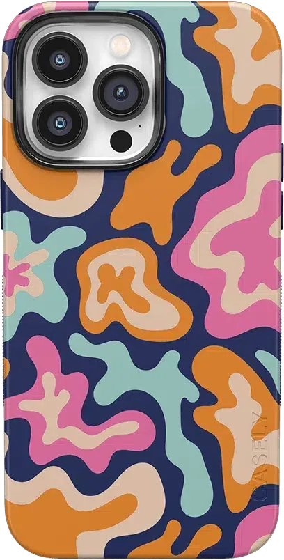 Midnight Color Splash | Abstract Retro Case