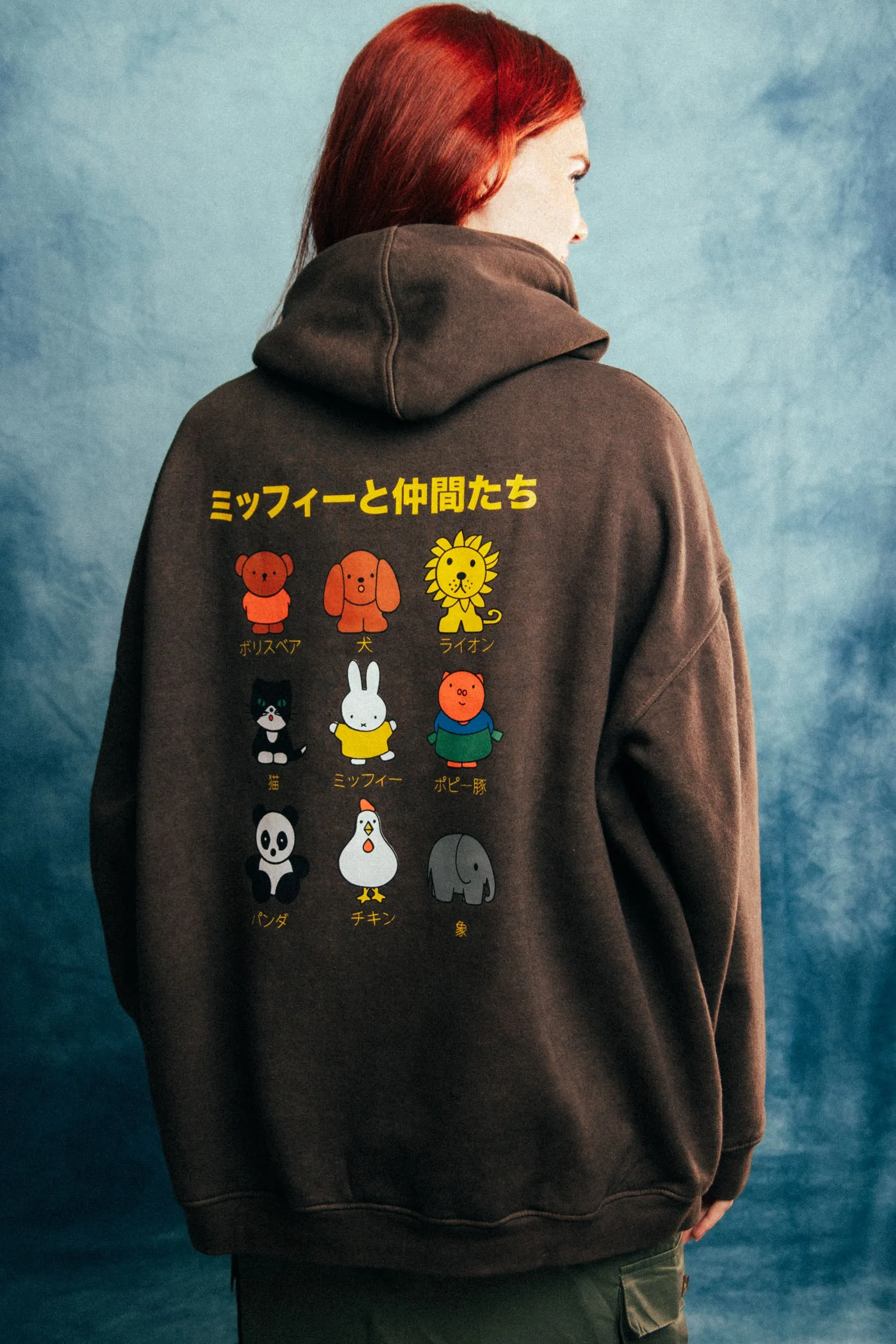 MIFFY X DAISY STREET WASHED GRAPHIC HOODIE