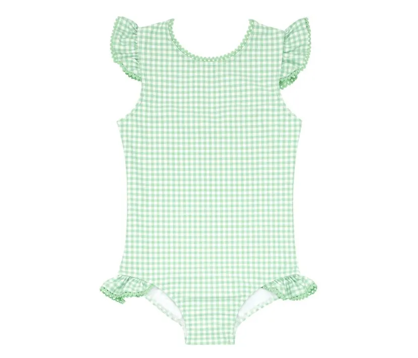 MINNOW~ 1 pc ruffle sleeve rashguard