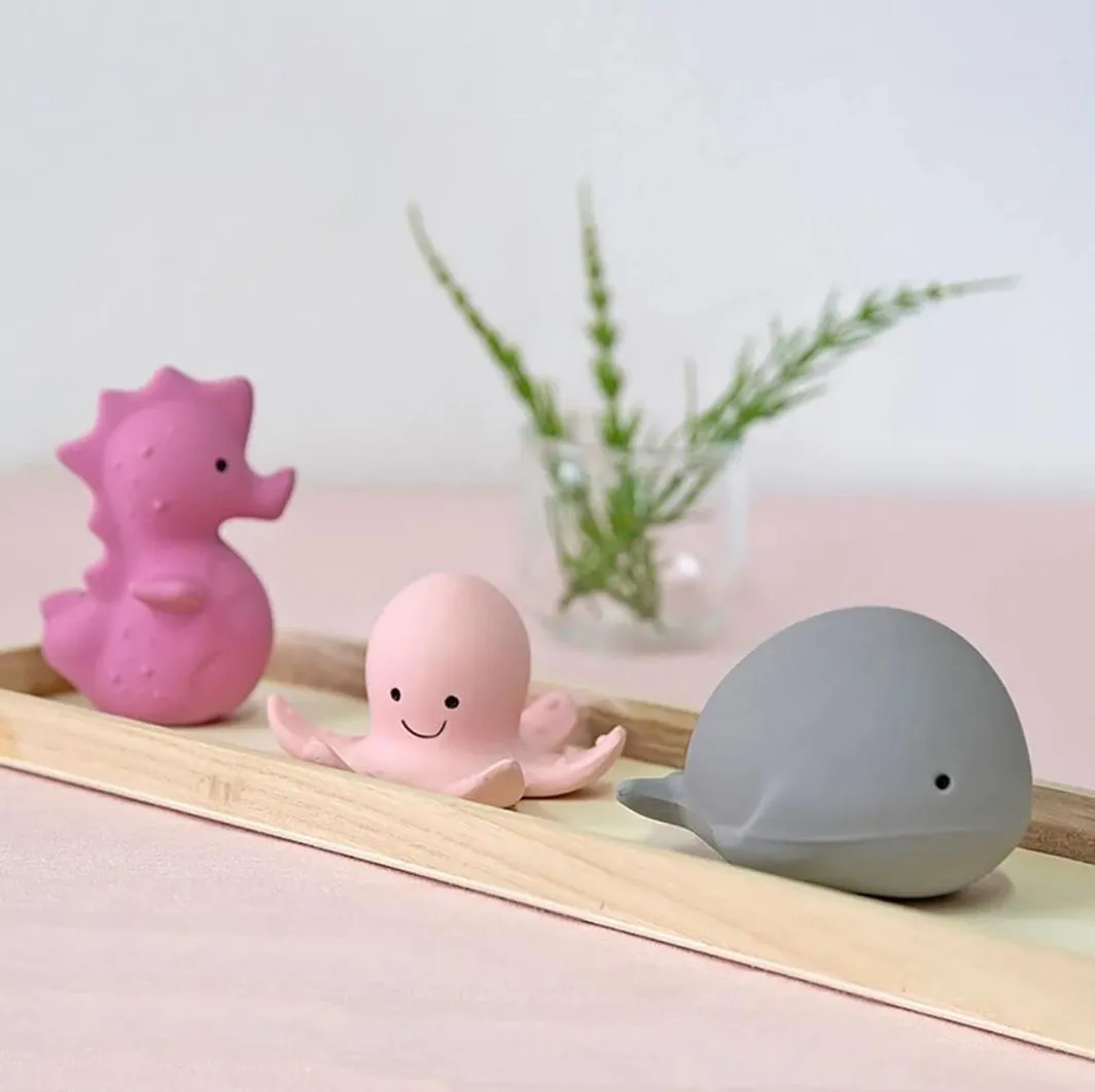 My First Tikiri Teether and Bath Toy - Octopus Gift Boxed