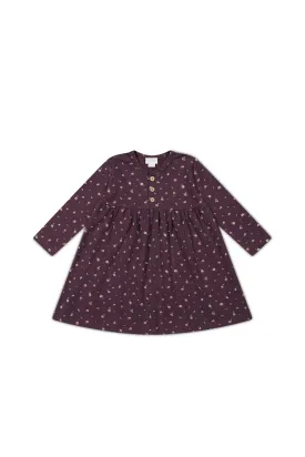 Organic Cotton Bridget Dress - Goldie Huckleberry Sparse